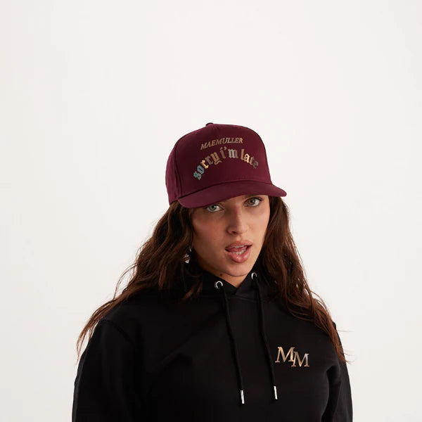 Sorry I'm Late Trucker Cap Mae Muller - Main Image