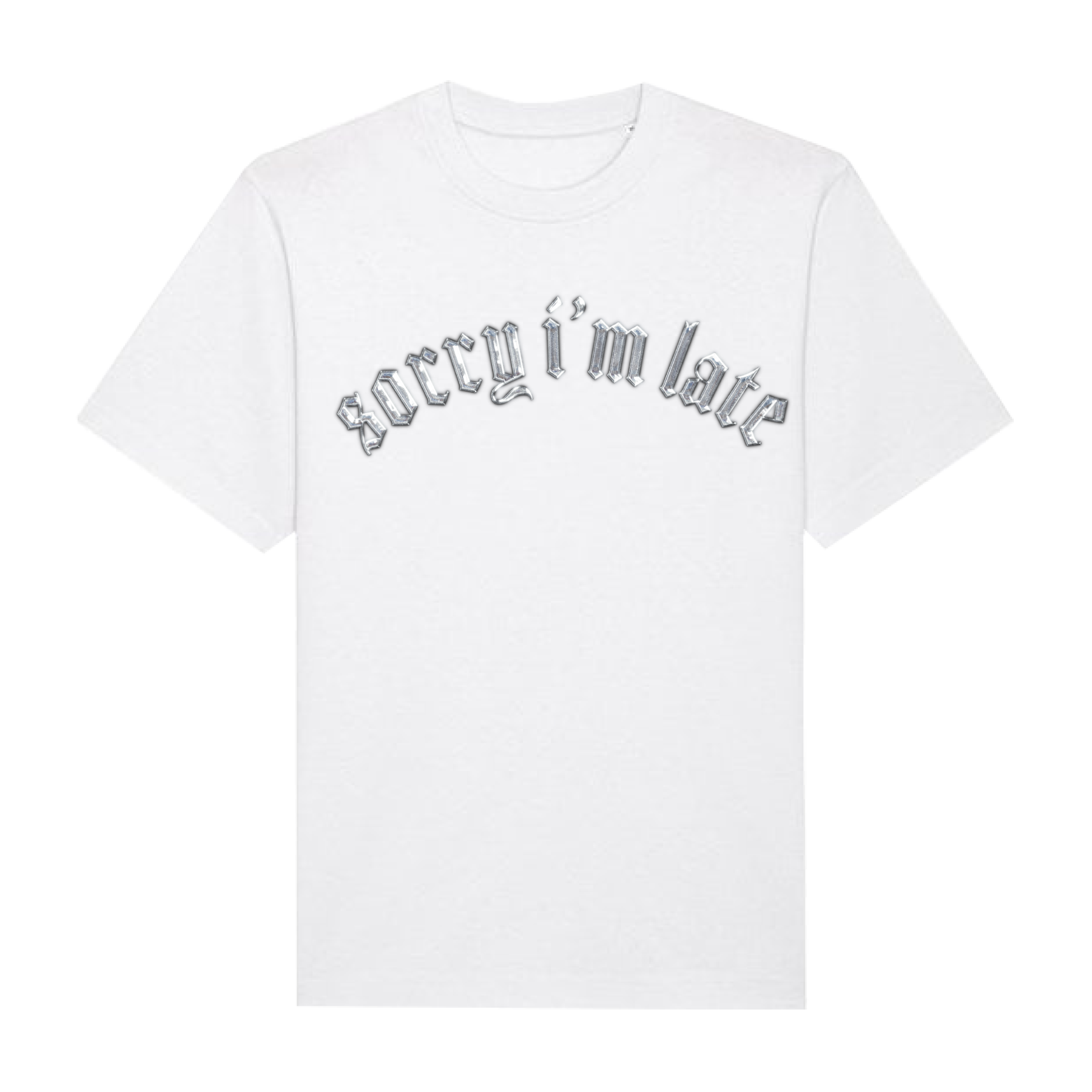 Mae Muller - Sorry I'm Late White T-Shirt